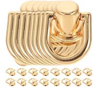 MUSISALY 40 set Rivetti Vite con Anello D Rotante per Accessori Borse Cinture e Artigianato in Pelle Kit Sostituzione Pratico e Resistente per Fai da Te