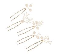 MUSISALY 5 Pezzi Forcine Per Perline Sposa Copricapo Cerimonia Design Raffinato Chic Delicato Bastoncino Matrimonio Banchetto Festa