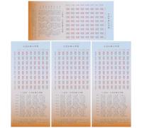 MUSISALY 5 Pezzi Libro i Ching con 64 Esagrammi e Interpretazione