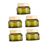 MUSISALY 5 Pz Flacone cosmetico contenitori uffizi plasil Utilizzo vasetti per campioni di crema barattoli di polvere per il trucco vasetti campione minuscoli vasetti con coperchi pp