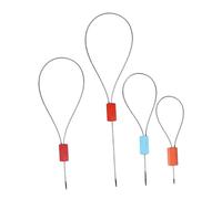 MUSISALY 50 Pezzi Sigilli Di Sicurezza Filo Acciaio 30 Cm, Kit Pinze Per Sigillatura a Piombo Professionali, Sigilli Di Chiusura Elevata Tenacità, Per Spedizioni, Supermercati e Porto