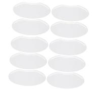 MUSISALY 50pezzi Maschera Trasparente Per Viso Rigida Confezione Per Parrucchieri Protezione Occhi Salone Leggera e Resistente Durante La Colorazione e Taglio Dei