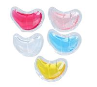 MUSISALY 5pezzi U-shaped Eye Care Gel Pads Maschere Ghiaccio Rinfrescanti Per Occhi Riutilizzabili e Sicure Per Gonfiore e Occhiaie Disponibili Vari Colori