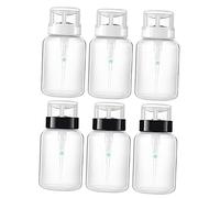 MUSISALY 6 Pezzi 210ml Flacone A Pressione Contenitori Vuoti Ricaricabili Dispenser Per Solvente Per Smalto Serratura Contenitore Per Acqua Per Nail Art Per Cosmetici Da Viaggio