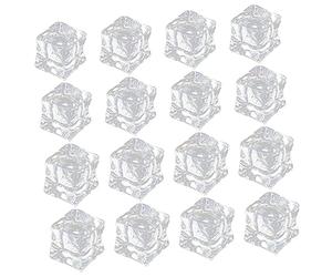 MUSISALY 60pezzi Acrilici Trasparenti Decorazione Per Fotografia Riutilizzabili Come Riempitivo Per Vasi e Accessori Per Bevande