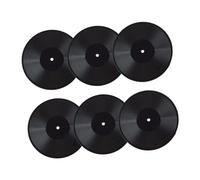 MUSISALY 6pezzi Miniature Vinile Decorativo Per Casa Delle Bambole Di Disco Simulato Per Decorazione Miniatura e Accessori Per Scene Creative