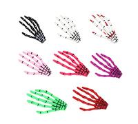 MUSISALY 8pezzi Fermagli Per Halloween Design Scheletro Accessorio Per Costumi e Spettacoli Per e Ragazze