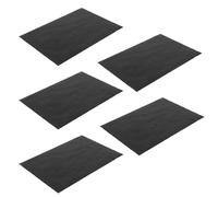 MUSISALY Adesivi per Diorama in Carta Nera Autoadesiva, 5 Fogli per Modellini di Treni Educativi e Divertenti, per Layout di Modelli e Paesaggi in Miniatura