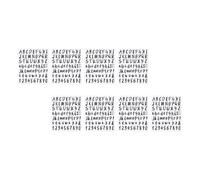 MUSISALY Adesivi Per Scrapbooking Kit Numeri Autoadesivi Decalcomanie Per Cartelli Cassette Postali Ufficio Decorativo