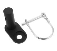 MUSISALY Attacco per Bicicletta Gancio di Traino Nero Connettore per Rimorchio Bici Compatto Accessori per Ciclismo per Trasporto Passeggini e Carichi Leggeri