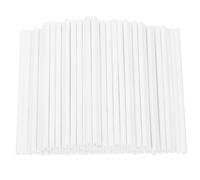 MUSISALY Bastoncini di Carta per Lecca-Lecca 100 Pezzi 7,6X0,3Cm per Decorazioni Natalizie e Feste a Tema Supporto Caramelle in Polpa di Carta
