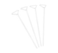 MUSISALY Bastoncini Diffusori Cellulari in Vetro 4 Pezzi, Applicatori Triangolari Bordo Raschiante per Coltura Cellulare, Forniture da Laboratorio per Distribuzione Precisa delle Cellule