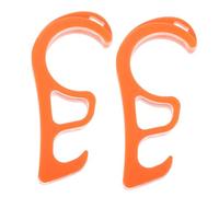 MUSISALY Blocca Freno per Leva in Plastica Abs Arancione 2 Pezzi per Manubrio Veicolo a Due Ruote e Bicicletta Struttura Semplice e Uso Prolungato per Ciclismo e Fuoristrada