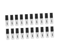 MUSISALY Bottiglie Di Smalto in Vetro 20 Pezzi Da 5ml, Contenitori Per Smalto Per Unghie Con Pennello, Dispenser Per Nail Art, Pratici e Sicuri, Per Amanti Della Manicure e Conservazione Oli Colorati