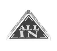 MUSISALY Bottone del Dealer Poker in Acrilico Doppio Strato Bianco e Nero, Gettoni Numerici per Gioco ad Alto Rischio, Accessorio Leggero e Compatto per Serate di Gioco e Feste tra Amici