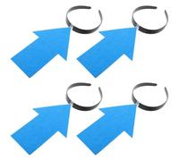 MUSISALY Cerchietti a Forma di Freccia 4 Pezzi Accessori per Chioma da Festa Blu Copricapi Divertenti per Halloween Compleanni e Eventi di Gruppo