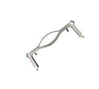 MUSISALY Chiusura Borsellino a Forma di Labbra in Ferro Argento da 27cm, Leggera e Resistente alla Ruggine, la Creazione di Borse e Bag Making DIY