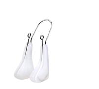 MUSISALY Clip per Naso in Silicone Bianco per Modellare e Sollevare Ponte Nasale senza Ostruire Respiro, Strumento di Bellezza per Donne e Ragazze