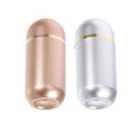 MUSISALY Contenitore per Pillole Piccolo 10 Ml Tappi Ermetici Set da 2 Flaconi di Pillole Vuoti da Viaggio Leggeri e Portatili Organizer per Integratori e Medicinali per Uso Quotidiano e