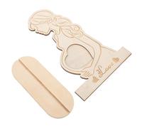 MUSISALY Cornice in Legno per Foto Sonogramma Stile Semplice ed Elegante, Conserva e Protegge Le Immagini della Scansione, Come Regalo Nascita per Mamma