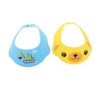 MUSISALY Cuffia da Doccia per Piccoli Visiera Regolabile Cappello per Shampoo Protezione Orecchie Set da 2 Pezzi per Bagno e Viaggi Design Cartone Animato
