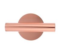 MUSISALY da Parete in Metallo Rotondo Rosa Oro Decorazione da Parete Floreale Tubolare per Fiori Secchi Porta da Fiori Pendente per