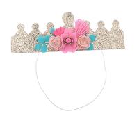 MUSISALY Di Compleanno Con Fiori Per Ragazzo Ragazza Accessorio Festa Creativo Elegante e Leggero Per Compleanni Infantili Design Alla Moda e Memorabile