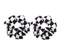 MUSISALY Elastici Per Chioma Da Donna Motivo A Scacchiera Scrunchies Per Chioma Leggeri E Comodi Adatti A Tutti I Tipi Di Accessori Lavoro E Festa