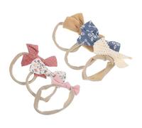 MUSISALY Fasce per Chioma Neonata 6 Pezzi Fiocco in Cotone Morbido, Accessori per Piccoli e Damigelle, Cerchietti per Bambina Adatti a Diverse Occasioni