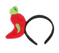 MUSISALY Fascia per Chioma Peperoncino Costume da Peperone Copricapo da Mascherata Leggero e Resistente Accessori per Chioma da Festa per Donne e Ragazze per Eventi di Carnevale e