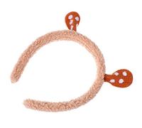MUSISALY fascia per hair band hair charms el party i figli fasce per il trucco per le donne fascia per il trucco cerchio per di Natale fascia in corno di tessuto Brown