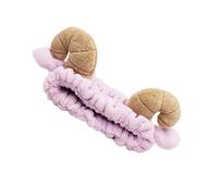 MUSISALY Fascia Per Regolabile Forma Di Corno in Peluche Accessorio Per Trucco Lavaggio Viso Colore Viola Design Per Ragazze Donne