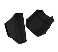 MUSISALY Fascia Sportiva per Gambe 2 Pezzi Tasca Porta Cellulare e Portafoglio per Jogging e Moto Smartphone 5,5-7,5 Pollici Nera