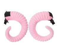 MUSISALY Fermagli Corna Pecora Rosa Piccoli Copricapo Corna Diavolo Cosplay con Doppia Clip Accessori Costume Halloween e Feste Adatti Vari Stili e Acconciature
