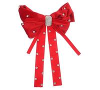 MUSISALY Fermaglio Per Fiocco Elegante Accessorio Per Donne e Ragazze Clip Per Con Strass e Design Coda Lunga Per Occasioni Speciali e Uso Quotidiano