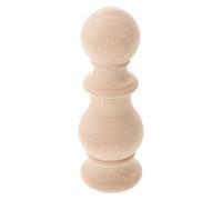 MUSISALY Finials in Legno Massello Grezzo per Balaustre Pali Scale e Bandierine Pomelli per Mobili Vintage Terminali Decorativi Non Verniciati per Progetti Te e Decorazioni Casa