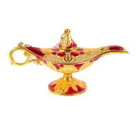 MUSISALY Lampada da Comodino Vintage in Lega di Zinco Design Artistico Classico Simulato, Decorazione Elegante e Unica per Ufficio e Studio