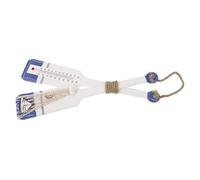 MUSISALY Legno Nautico Vintage con Termometro Paddle Decorativo da Parete Ornamento da Spiaggia Stile Antico per Bar e Casa Decorazione Murale Costiera Rustica