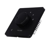 MUSISALY Manopola di Controllo del Volume a Parete 5 Posizioni, Commutatore Audio Regolabile in Plastica Nero, Pannello per Altoparlanti per Home Theater, Aule e Sale Conferenze