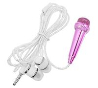 MUSISALY Mini Microfono Piccolo Portatile per Telefono Registrazione Chiara per Canto e Uso Quotidiano