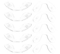 MUSISALY Naselli e Prevenire Scivolamenti 10 Pezzi Antiscivolo per Occhiali in Silicone Cuscinetti Morbidi per Aumentare Altezza Accessori per Occhiali per Naso