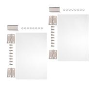 MUSISALY Pannelli Porta in Pvc per Macchina Popcorn Commerciale 2 Pezzi 36,3x21,5 Cm Deflettori Protettivi per Riduzione Fuoriuscite Uso Professionale Ristorazione