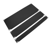MUSISALY Pannello Cieco per Armadio Rack in Metallo Nero 1u 2u 4u Protezione Facile da Usare Confezione 3 Pezzi per Sala Server