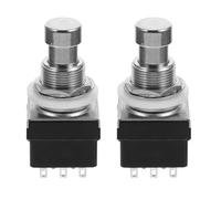 MUSISALY Pedale Effetto Chitarra Elettrica 3dpt 9 Piedini Interruttore Effettore Copri Pulsanti, Set 2 Pezzi Compatibile Vari Modelli Pedali, Accessori per Pedaliera per Colore Casuale