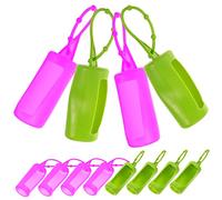 MUSISALY Porta Profumo Custodia Protettiva Silicone 12 Pezzi Per Bottiglie Viaggi Leggero Trasportabile