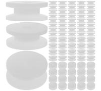 MUSISALY Pulegge in Plastica Materiale Pp Resistente per Cinghia Foro 2mm 100 Pezzi Struttura Stabile e Alta Prestazione per Modelli Fai da Te