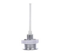 MUSISALY Pulsante di Ricambio Design Semplice e Robusto per Wc in Abs Argento Tasto Singolo a Leva per Serbatoio da 38mm Colore Casuale per Riparazione Bagno