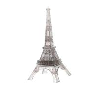 MUSISALY Puzzle 3D Torre Eiffel in Cristallo Trasparente Giocattolo Educativo per Blocchi di Costruzione Sicuri e Decorazione da Tavolo