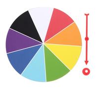 MUSISALY Ruota dei Premi da Parete 20 Cm, Giradischi Portatile Riutilizzabile per Feste e Eventi, Piatto Girevole Compatto e Facile da Montare per Giochi e attività Ricreative