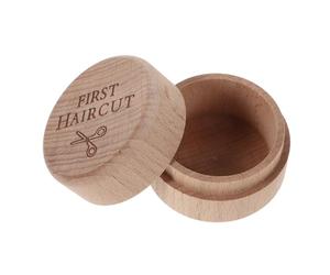 MUSISALY Scatola dei Ricordi in Legno per Piccoli con Coperchio, Custode per Primo di Chioma e Chioma Fetali, Contenitore per Raccolta Ricordi dei Piccoli, Regalo per Prima Età